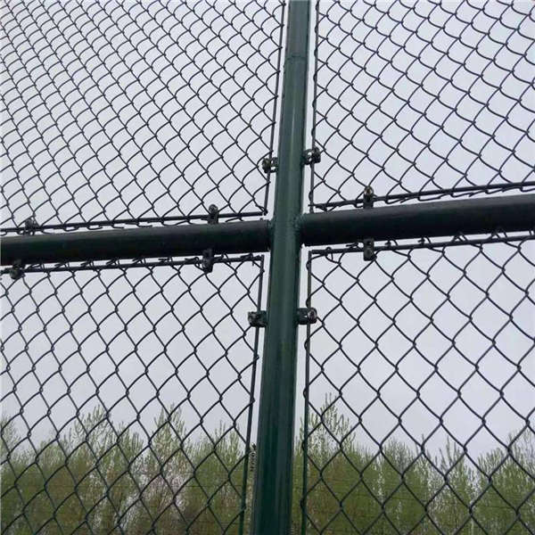 綠色PVC球場(chǎng)防護(hù)網(wǎng)欄 浸塑隔離網(wǎng) 專業(yè)體育場(chǎng)護(hù)欄網(wǎng)