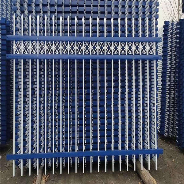 雙向彎頭鋅鋼欄桿 設(shè)備防護柵欄 50立柱豎管組裝防盜護欄網(wǎng)